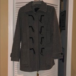 grey Banana Republic Peacoat